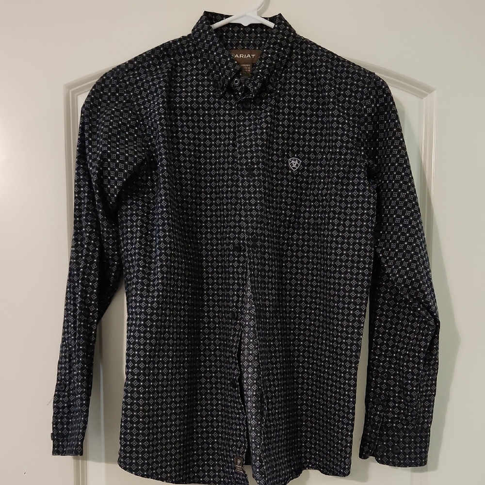 Ariat Black Casual Button Down Shirt